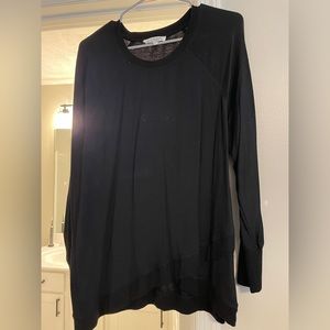 Women’s Workshop Black Athlesiure Top. Never Worn.